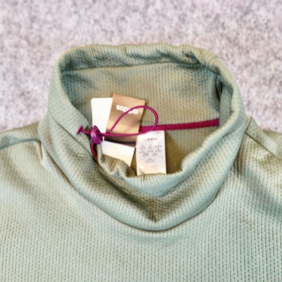 NWT Adidas Sweatshirt Adult Women 2XL Green Aeroready Training Cowl Neck Walking - Picture 6 of 13